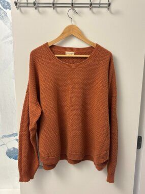 Tradlands 100% cotton Jude sweater XXL (2X) in Sepia